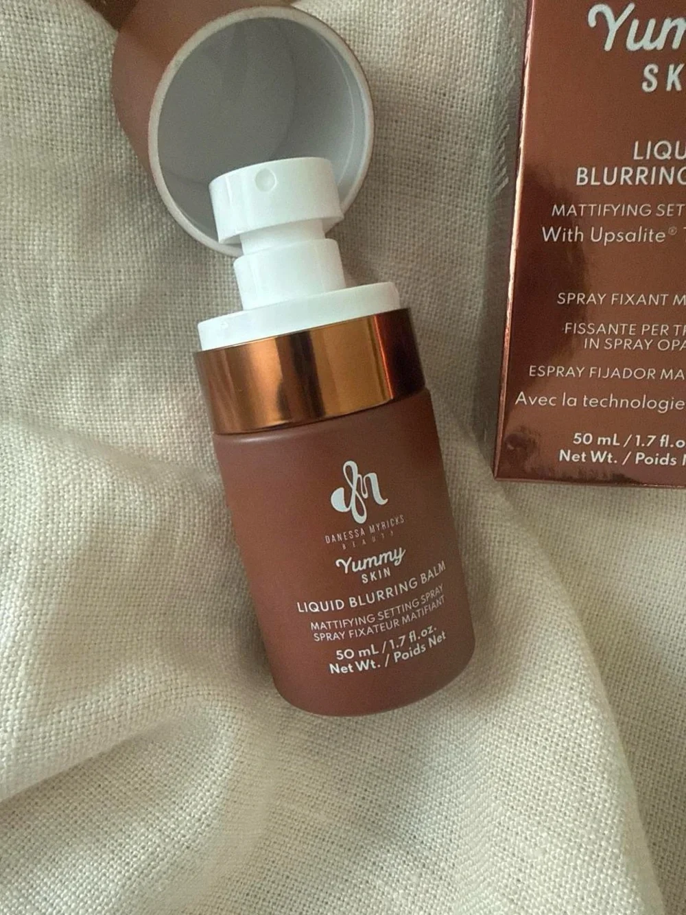 Danessa Myricks Beauty Yummy Skin Liquid Blurring Balm Mattifying Setting Spray